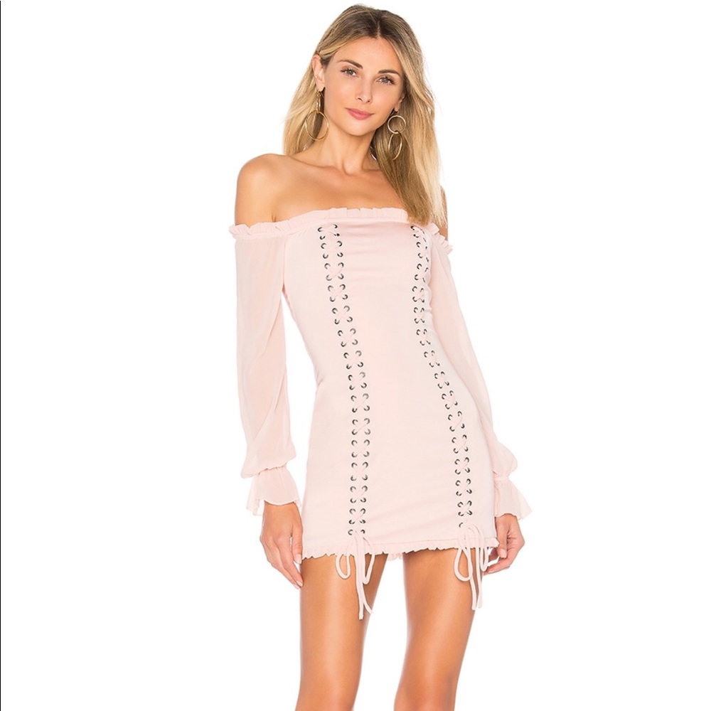 MAJORELLE Collette Mini Dress In Ballet